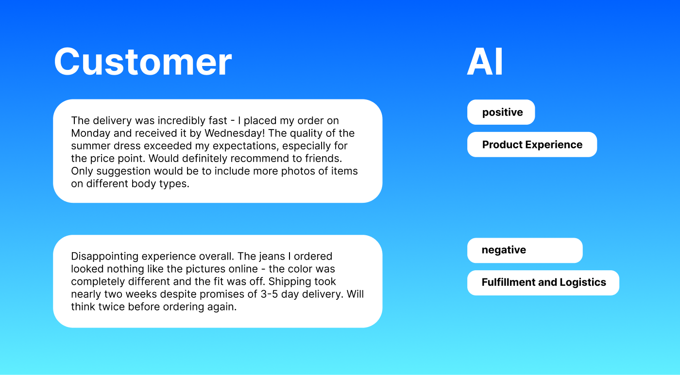 AI Topic Extraction for NPS or Product Reviews